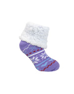 The Holly Slipper Sock - Purple