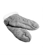The Lea Chenille Slipper Sock - Grey