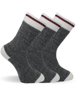 Men’s Dark Grey Cabin Thermal Socks-Pack of 3 pairs